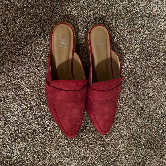 Pink/Red Mules Never Worn Size 7 - Picture 2 of 3